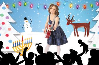 Dans door een Winter Wonderland tijdens een virtueel Laurie Berkner-concert